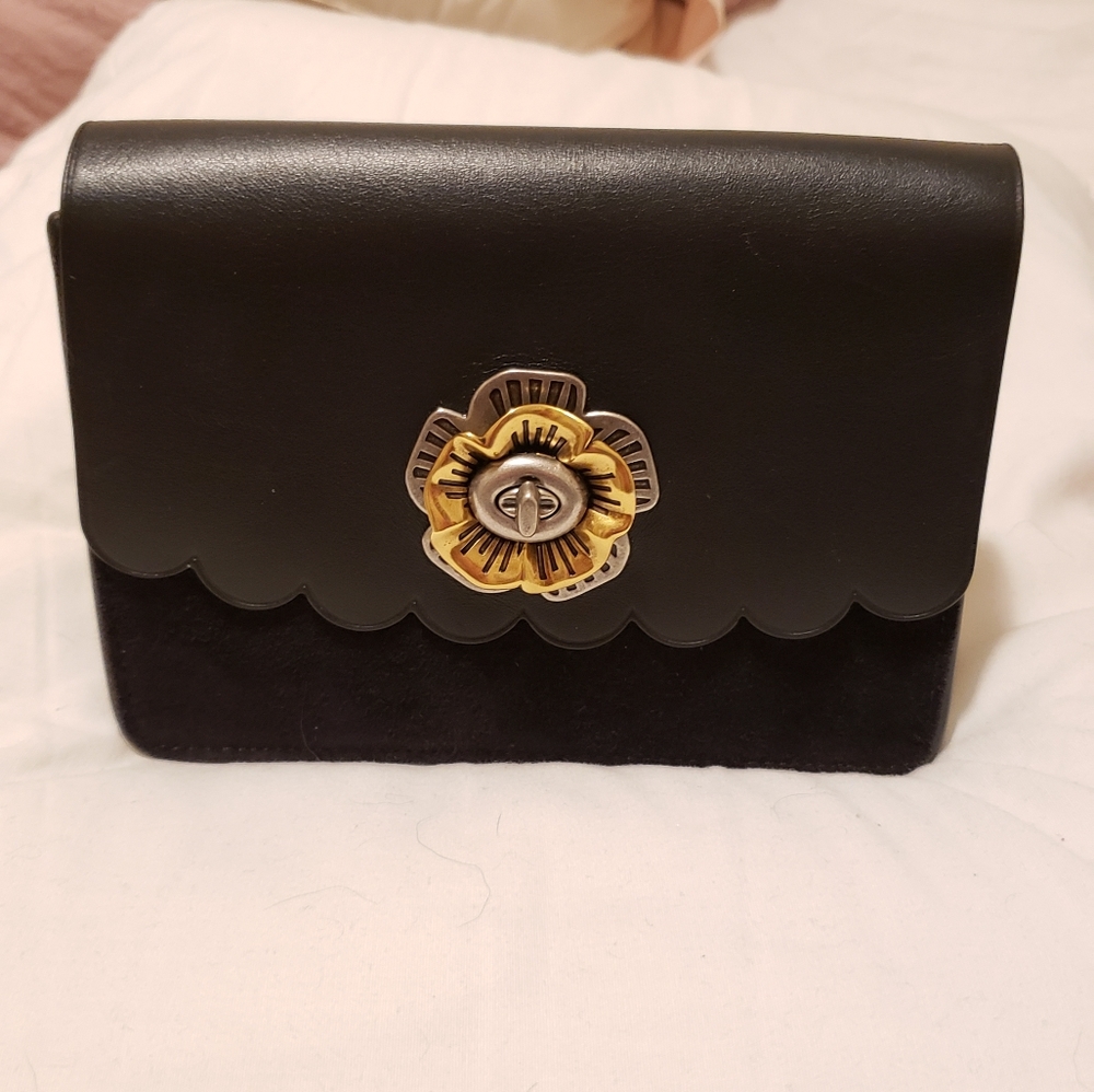Coach Bowery Mini Crossbody with Tea Rose Turnlock
